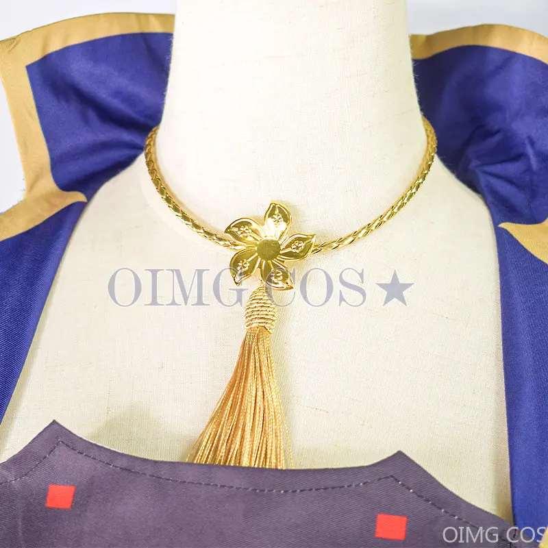 

Genshin Impact Kamisato Ayaka Cosplay Jacquard Fabric Uniform Wig Anime Halloween Costumes Women's Game Frostflake Heron.