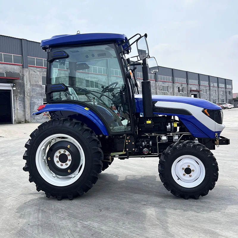 Фото Мини-трактор 4x4 мощностью 80 л.с. для сельского хозяйства, дизельный, с дисковым плугом и сеялкой №3