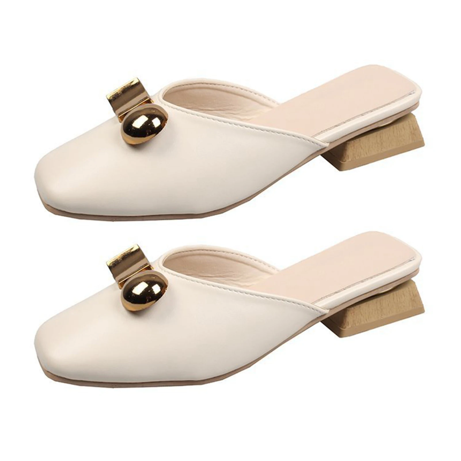

Women's High-Heeled Sandals Slippers With Pu Leather Women's Sandals For Going Out