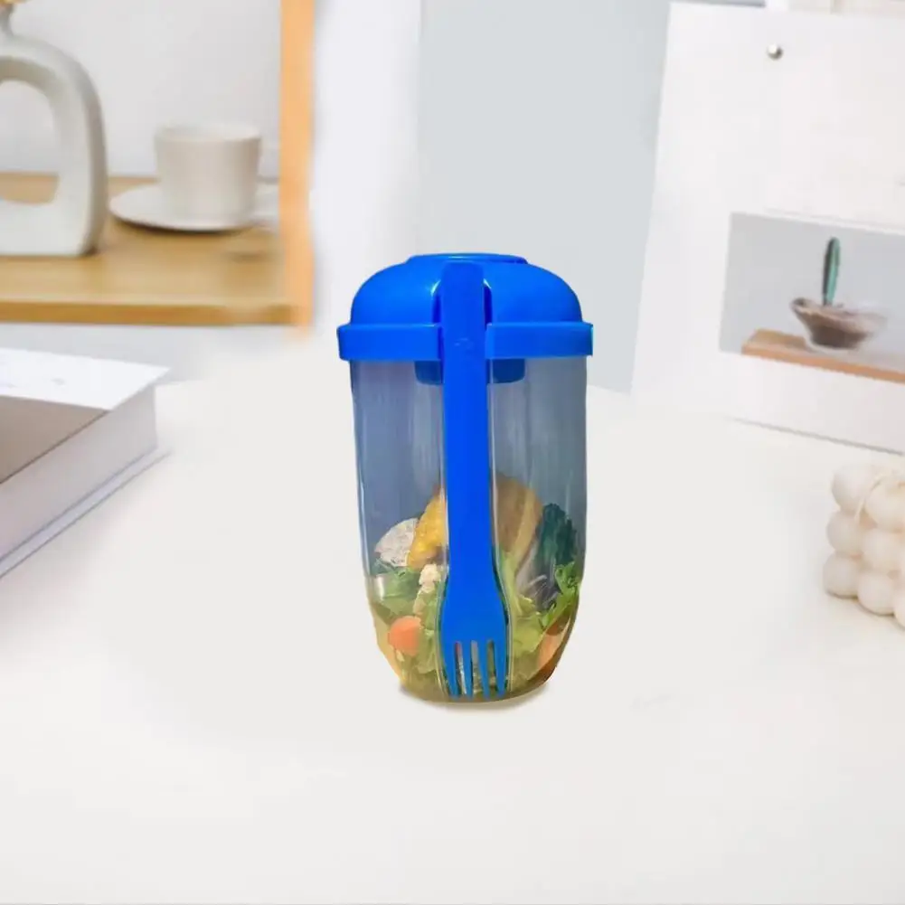 Office Students Salad Cup Portable Salad Cup with Fork Large Capacity Ideal for Office Students Weight Loss