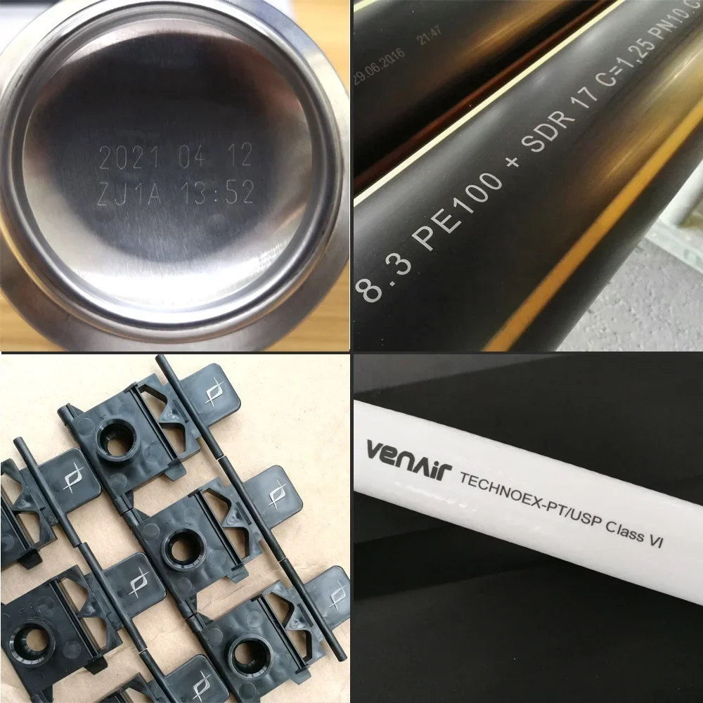 CYCJET LF30F Волоконный лазерный маркиратор для маркировки труб ПВХ/PPR/PE/машина