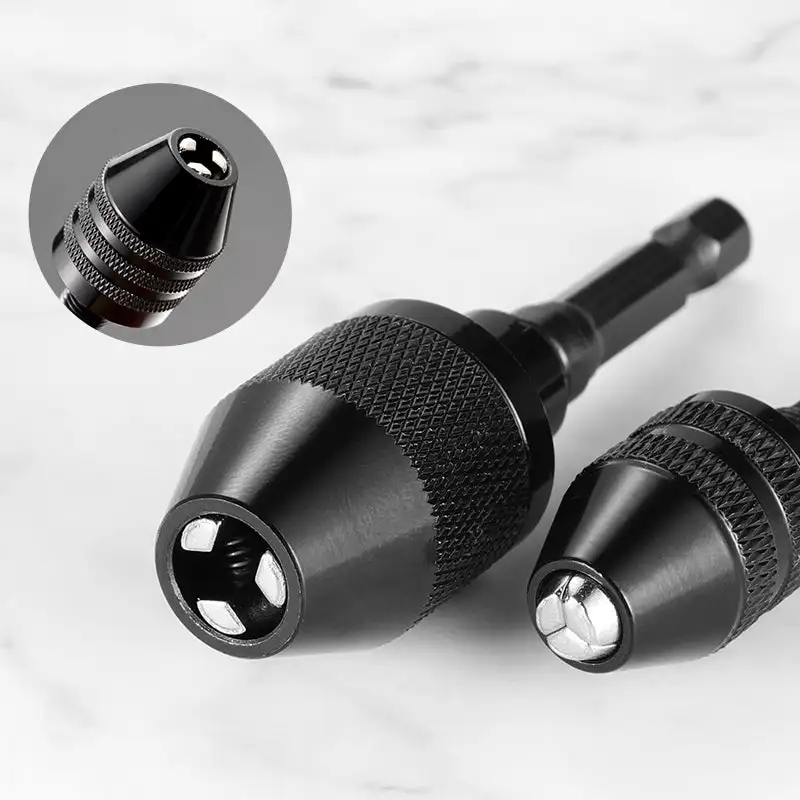 

Hex Shank Drill Bits Adapter Mini Drill Chuck Keyless Screwdriver Impact Driver Adaptor Electric Micro Motor Clamp Chuck Fixture