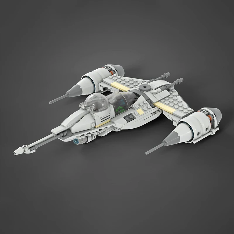 Фото Набор для сборки модели космического воина MOC Midi Space Warrior N Starfighter Battle Galaxy SciFi, 348 деталей, конструктор DIY, большой набор для творчества, игрушка-подарок №3
