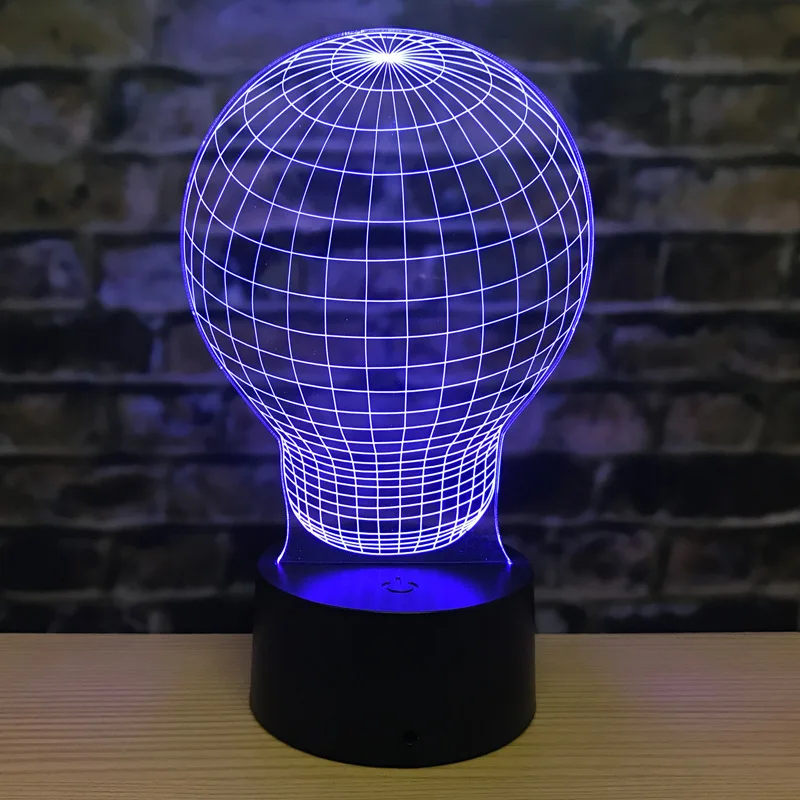 

Nighdn 3D Bulb Night Lamp USB Touch Remote Control LED Night Light for Children Bedroom Decoration Birthday Christmas Gifts