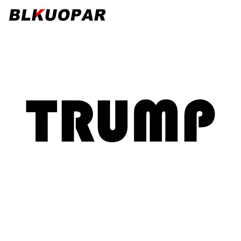 

BLKUOPAR Автомобильная наклейка с изображением Трампа, простая устойчивая к царапинам виниловая наклейка, Солнцезащитный креативный дощечка д...