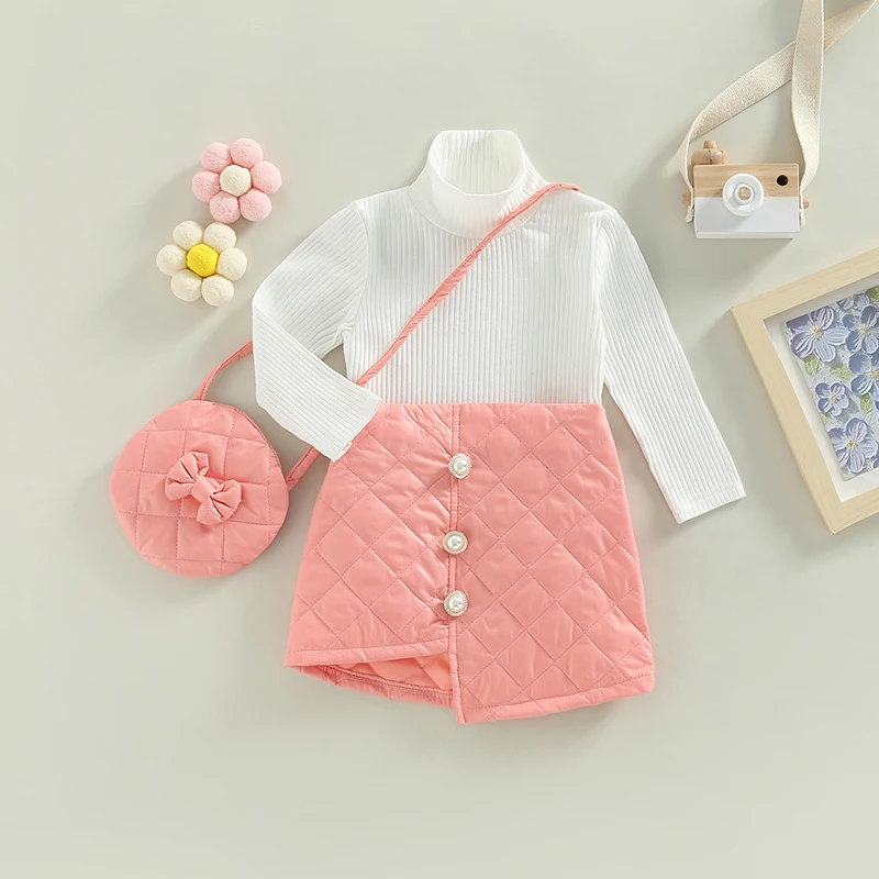 Комплект одежды Mubineo с юбкой для маленьких девочек на осень и зиму рубашка