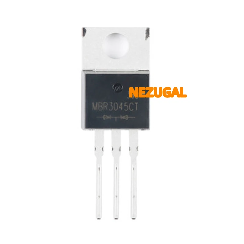 

10pcs MBR3045CT TO-220 MBR3045 TO220 MBR3045C 30A45V Schottky and fast recovery diode