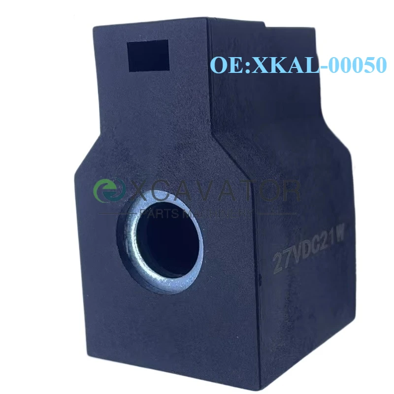 XKAL-00050 Solenoid Valve Coil for Hyundai R170W-9 R180W-9S R210LC-9 R210W-9 R330LC-9S Excavator Construction Machinery Part