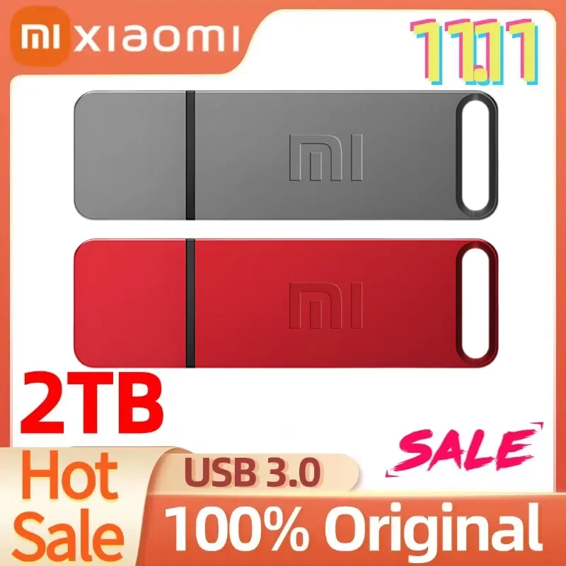 Оригинальный USB-накопитель Xiaomi 2 ТБ высокоскоростной флэш-накопитель