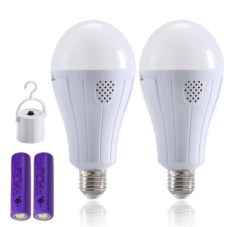 12W 15W E27 Emergency Bulb LED Rechargeable bulb 85-265V Power outage automatic light for home garage basement outdoor camping