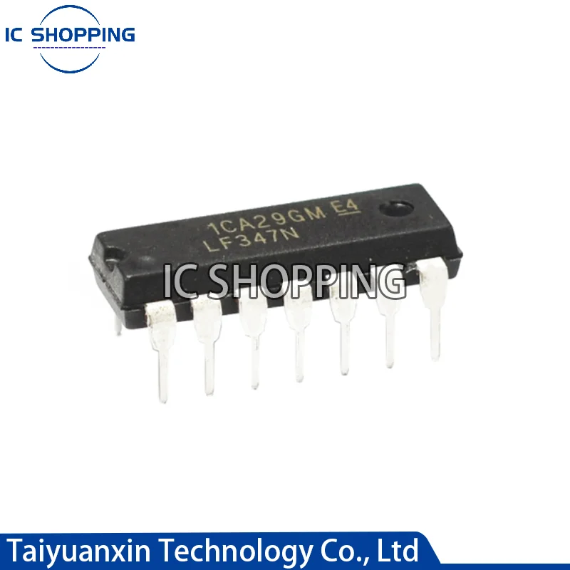 10 шт. Новый LF347N LM348N DIP14 широкополосный полевой вход JFET четырехфункциональный
