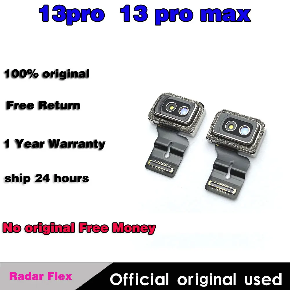 

100% Official Original For iPhone 13Pro 13 Pro Max Radar Lidar Scanner Sensor Antenna Flex Cable Replacement Parts