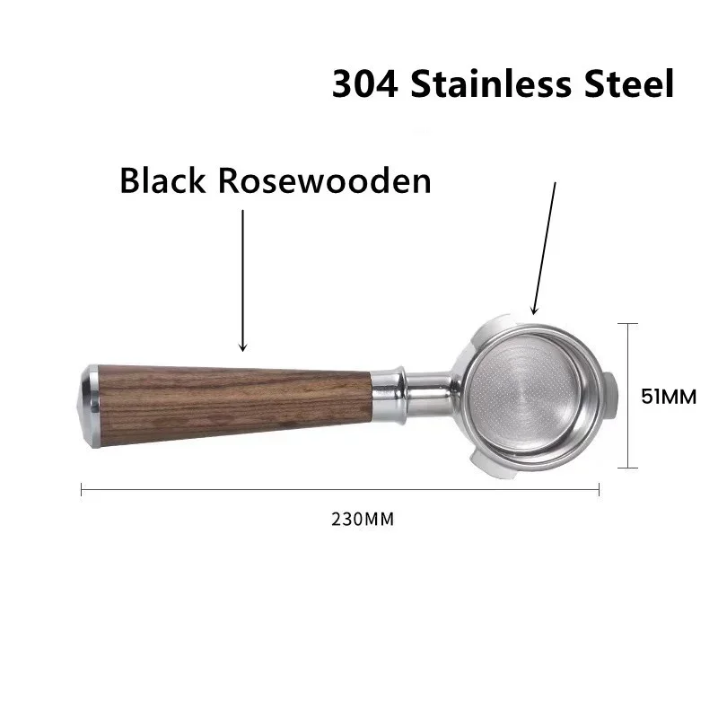 

Бездонный портафильтр 51 мм из нержавеющей стали