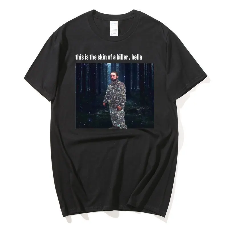 

Funny Robert Pattinson 90s Vintage Men Short Sleeve T Shirt Oversized Graphic Cotton T-shirt Summer Men Women Tees Tops