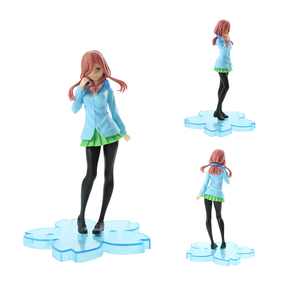 Популярная фигурка Накано Мику 18 см квинтуплет школьная форма стоящая