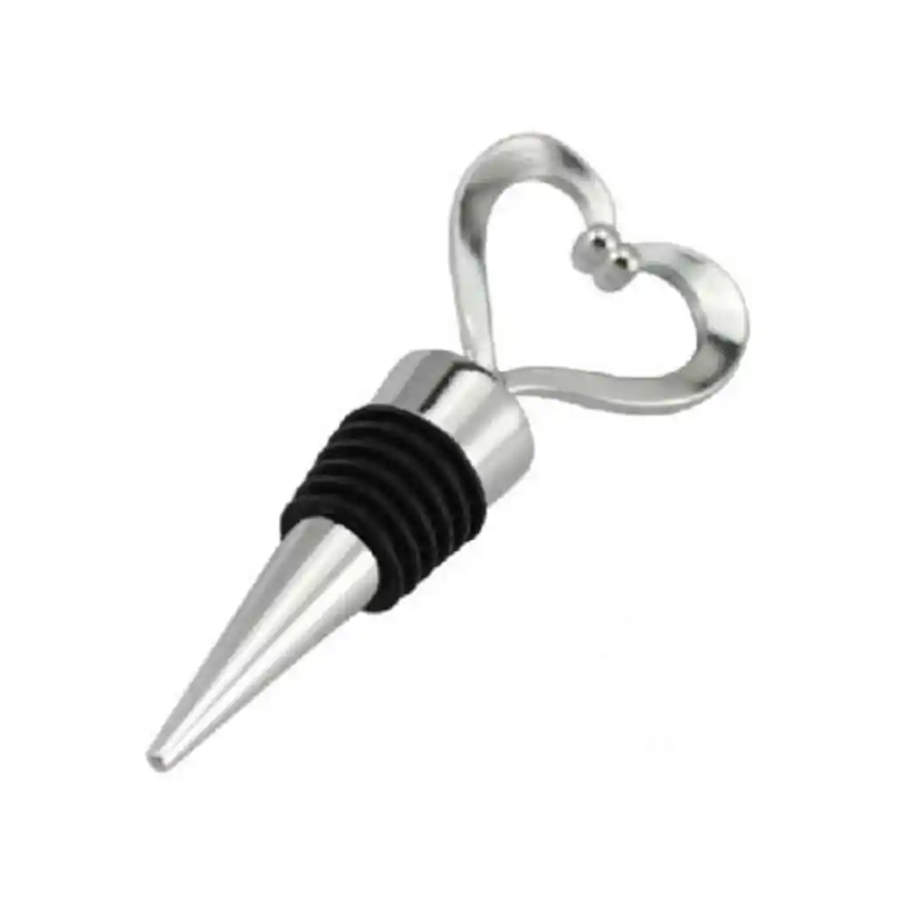 

New arrival Cute Heart Shape Wine Bottle Stopper Zinc Alloy Kitchen Bar Tools Bottle Cork Stopper Plug Party Decoration