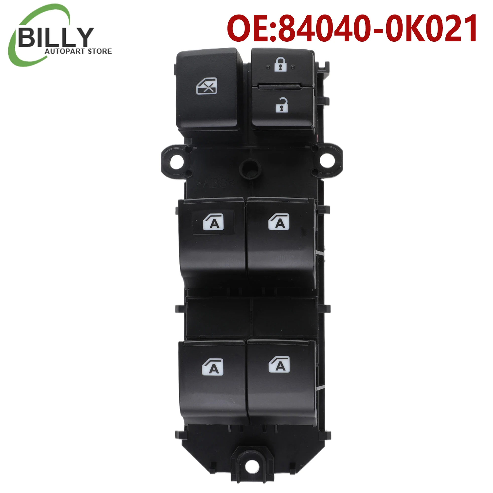 

Автомобильный 840-0k021 840400K021 Электрический переключатель стеклоподъемника для Toyota Fortuner Hilux 4runner 4runner Truck Innova Kijang