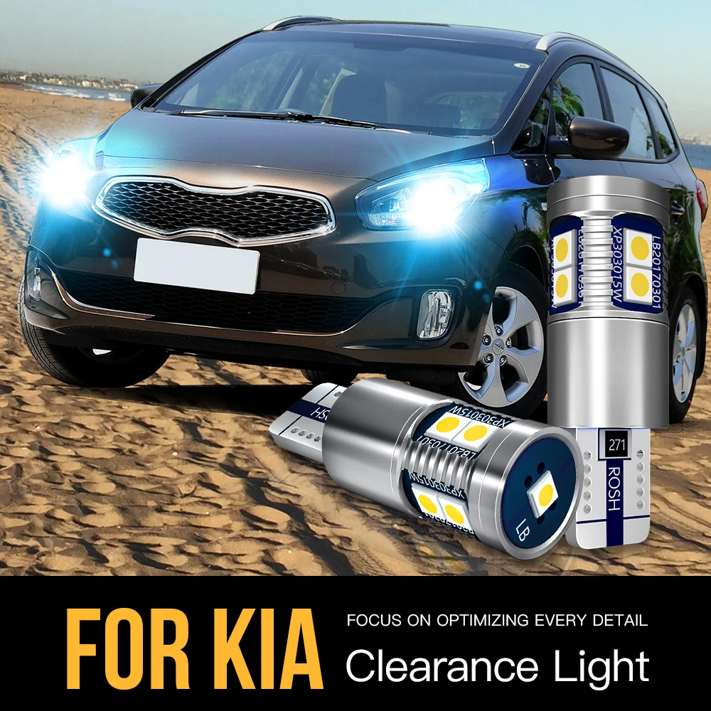 

2pcs W5W T10 2825 Canbus LED Clearance Light Bulb Parking Lamp For Kia Ceed Cerato Magentis Opirus Optima Picanto Proceed Venga