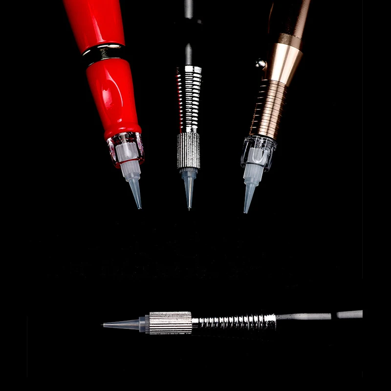 500 шт. Классических капсул для игл тату-машины и игл PMU 1R для перманентного макияжа бровей, глаз и губ.