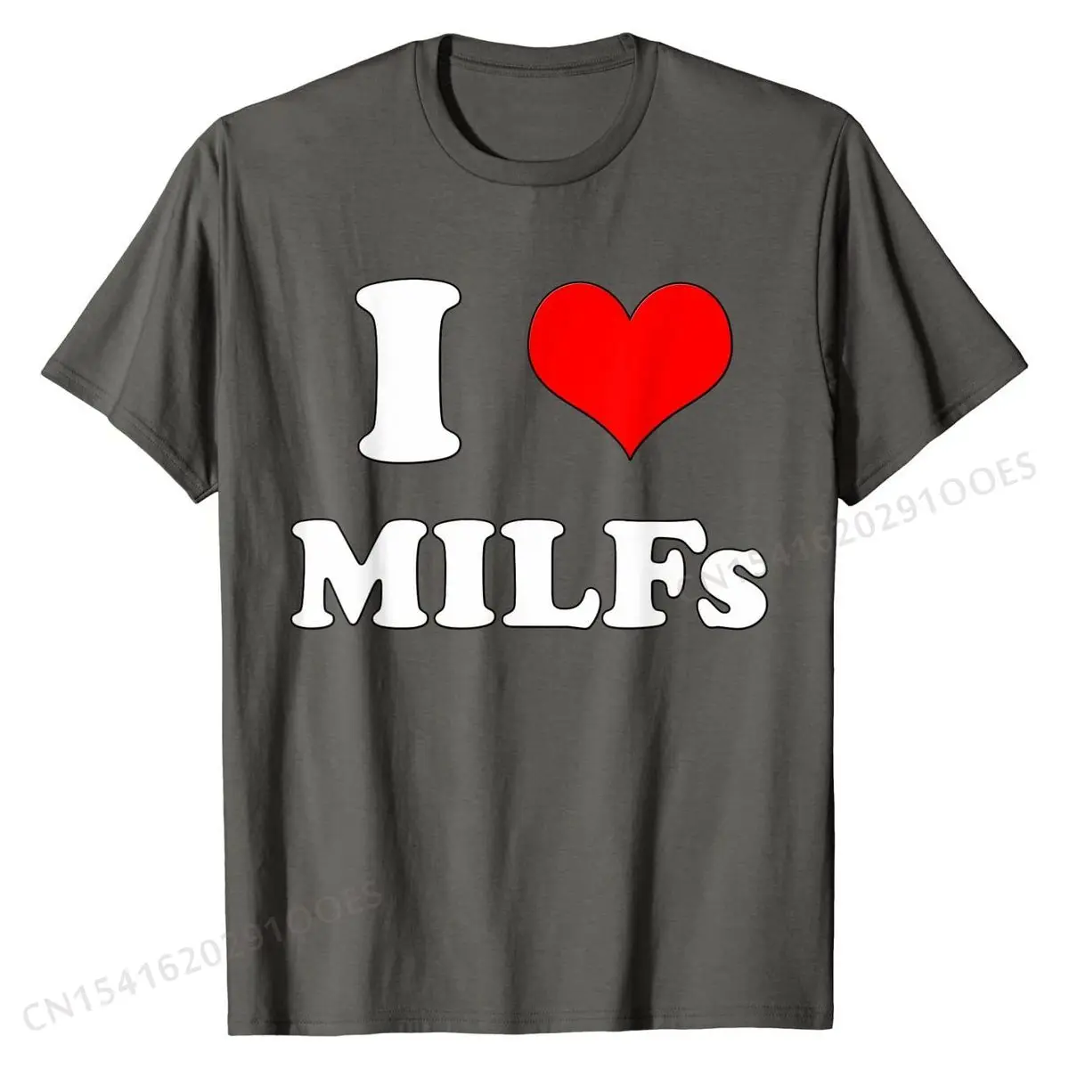 

Eu amo milfs | dia das mães engraçado i coração milfs marido piada camiseta prevalente festa t camisas de algodão masculino topo