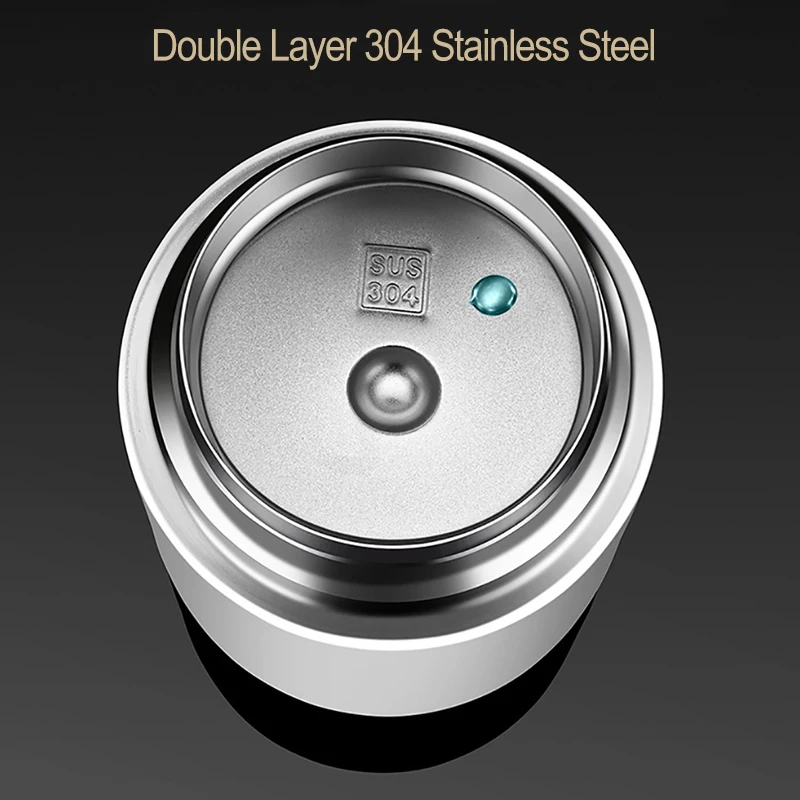 Термобанка для еды со складной ложкой 800 мл |