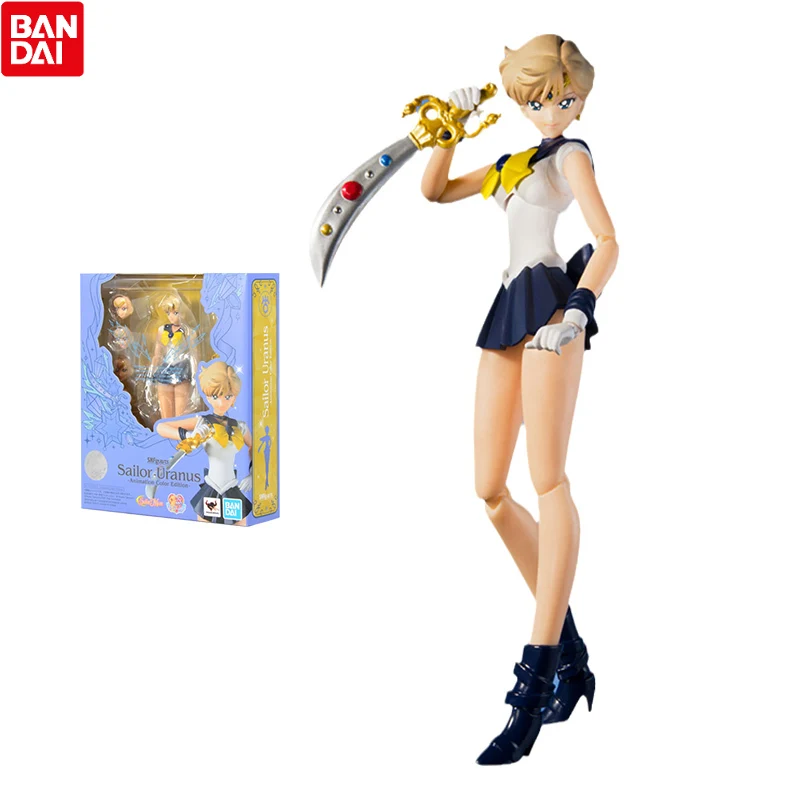 

Bandai Sailor Moon Figure SHF Tenoh Haruka Uranus Animation Color Genuine Action Figure Toy Action Toy Figure Toys for Children