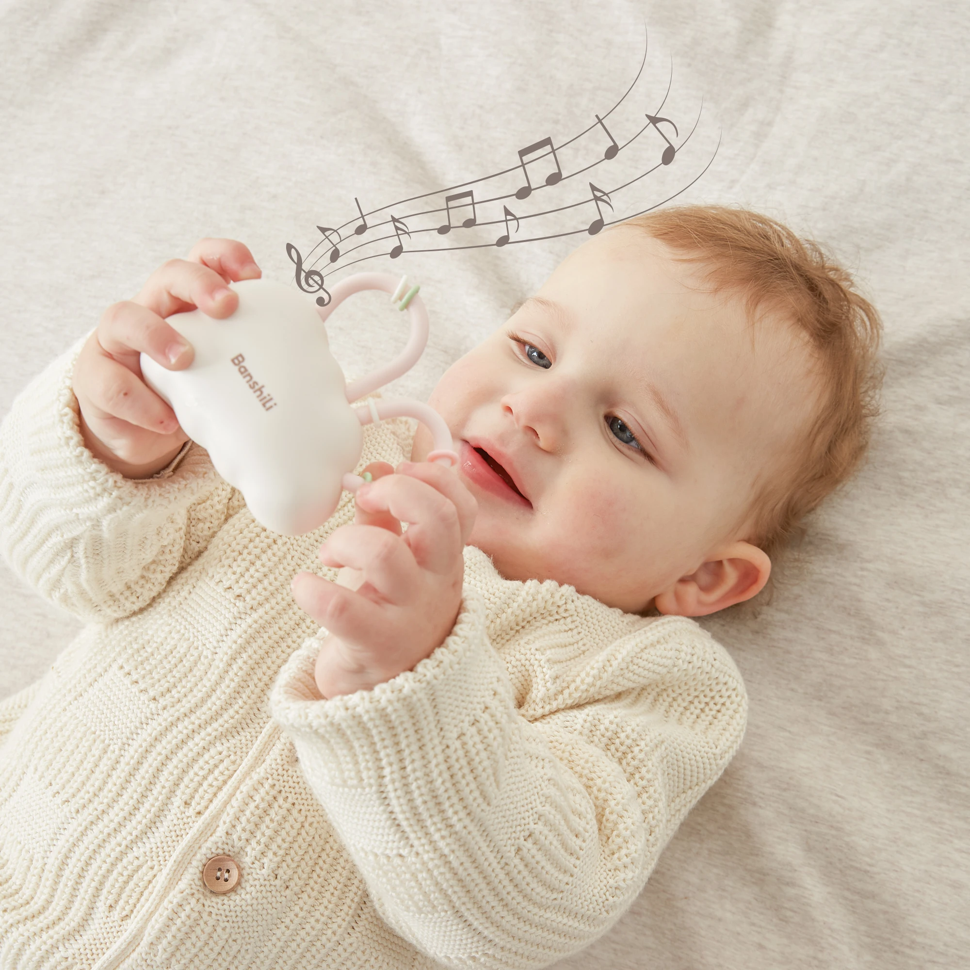 BANSHILI Cloud Rabbit погремушка-прорезыватель игрушка детский прорезыватель мягкий