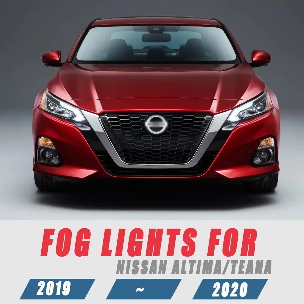 

Запасные Противотуманные фары для Nissan ALTIMA TEANA 2019-2022, комплект противотуманных фар для переднего бампера с лампочками