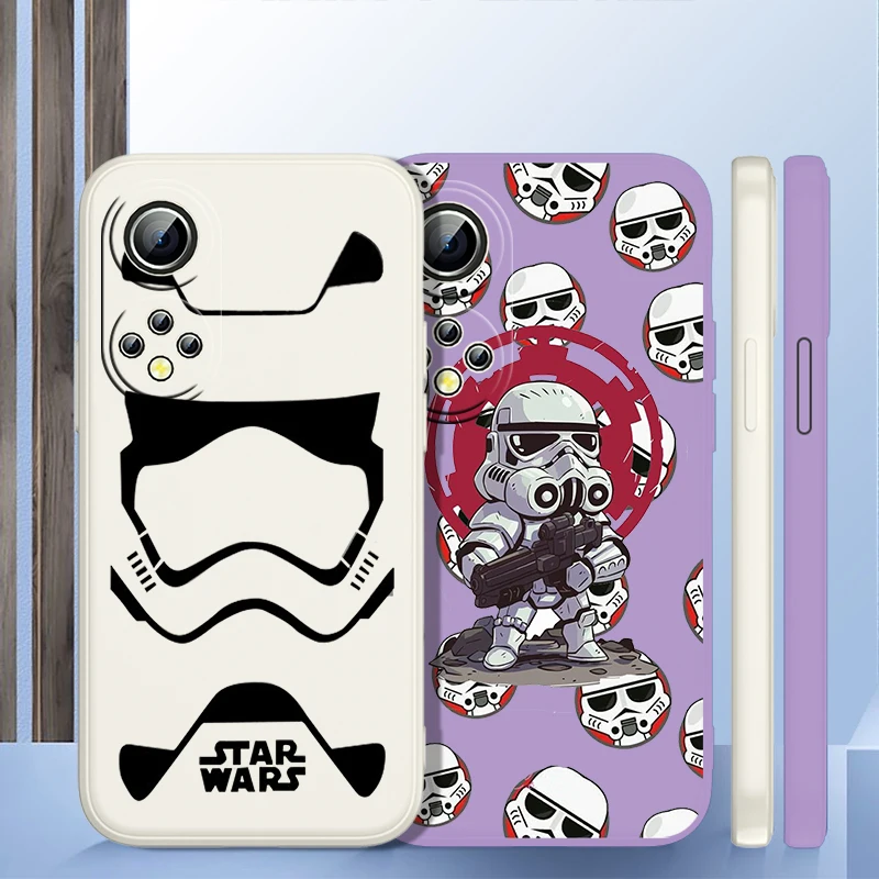 

Star Wars Characters Phone Case For Huawei Honor 60 SE 50 30S 20 20E 10X 10i 9X 9C 9S 8A Liquid Rope Funda Cover Soft Back Capa