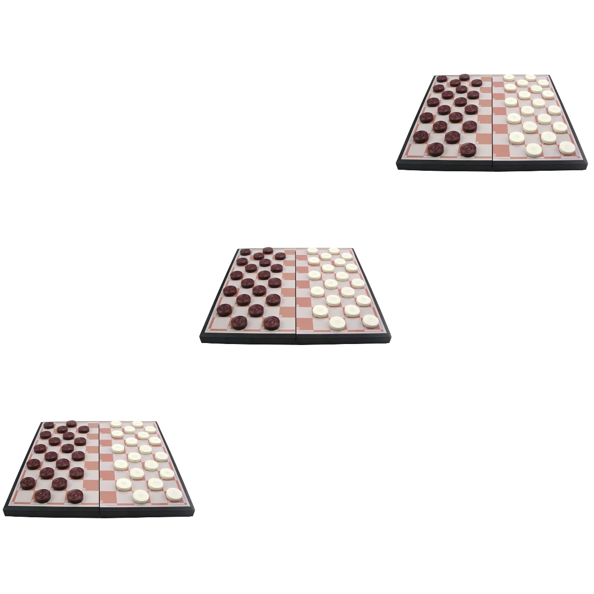 

Chess Board Checkers Game Folding Chineseset International Draughts Checker Magnetic Tournament Portable Games Travel Playing