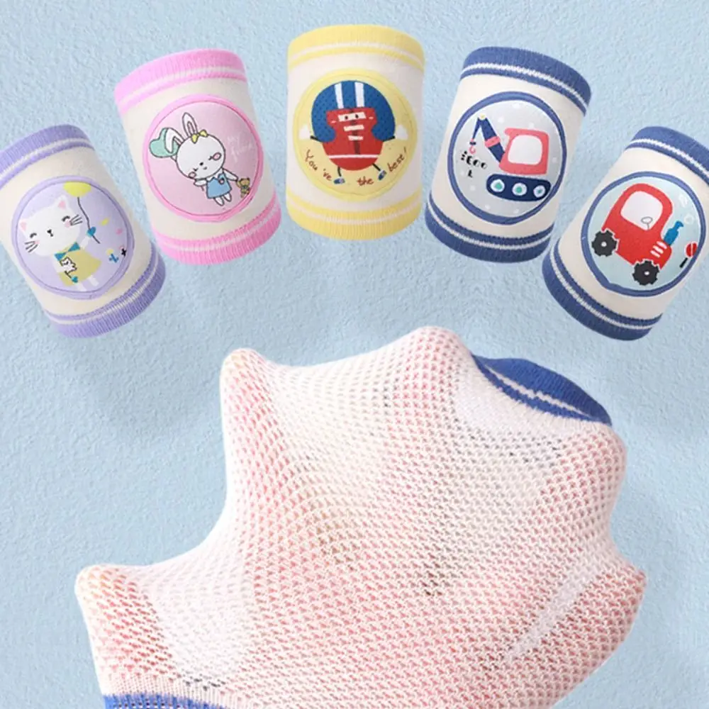 

Creative Cute Cat Cartoon Design Ball Rabbit Thin Section Crawling Toddler Baby Knee Pads Child Leg Pads Elbow Pads