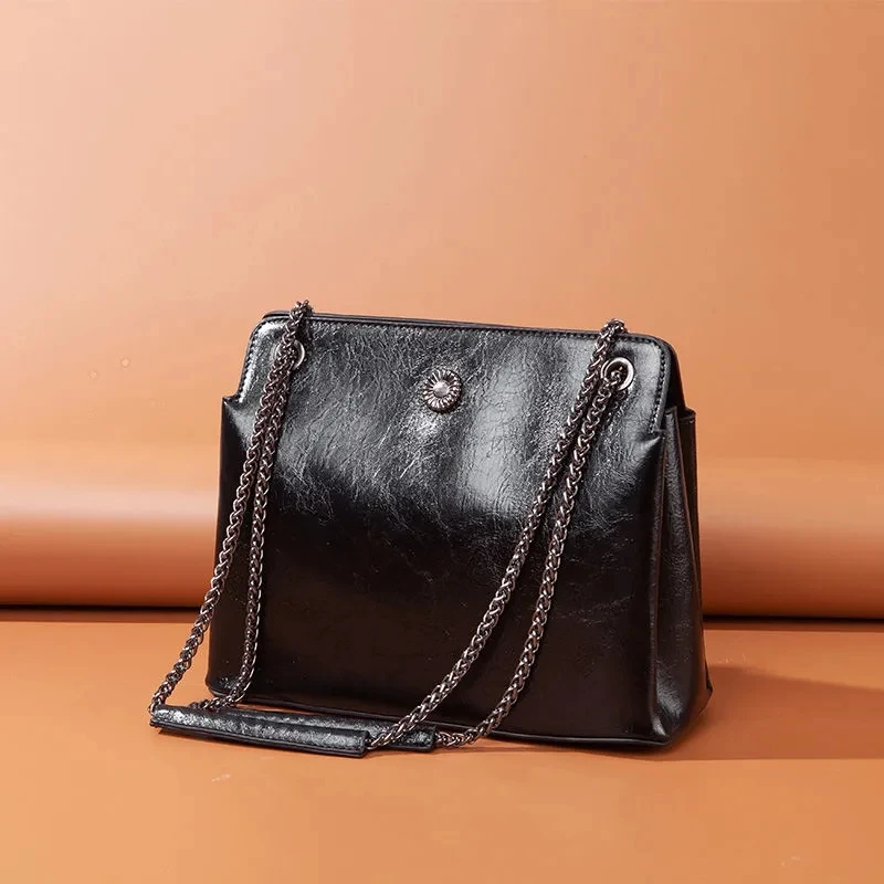 

Women's Leather bag Luxury design Ladies Large-capacity versatile Single Shoulder Bag