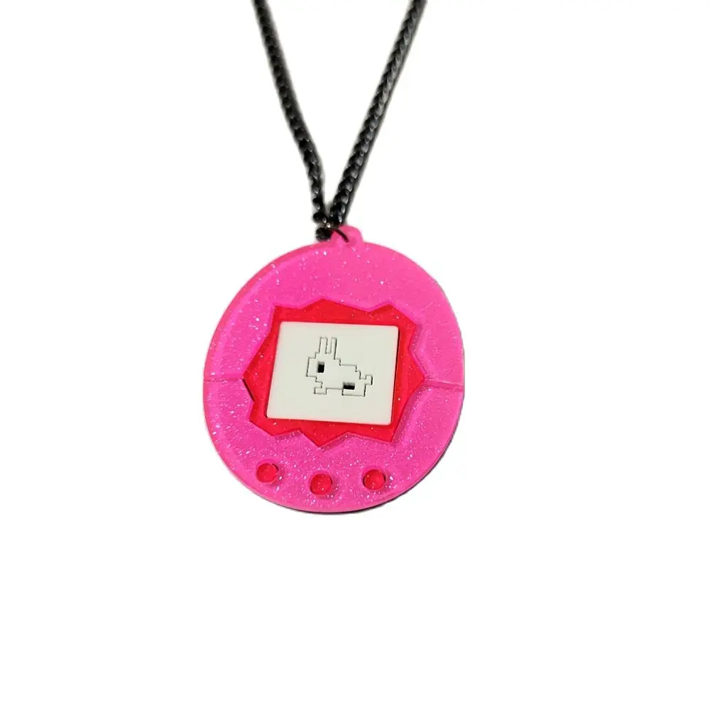 KUGUYS модные ювелирные изделия акриловые трендовые ярко-розовые круглые подвески