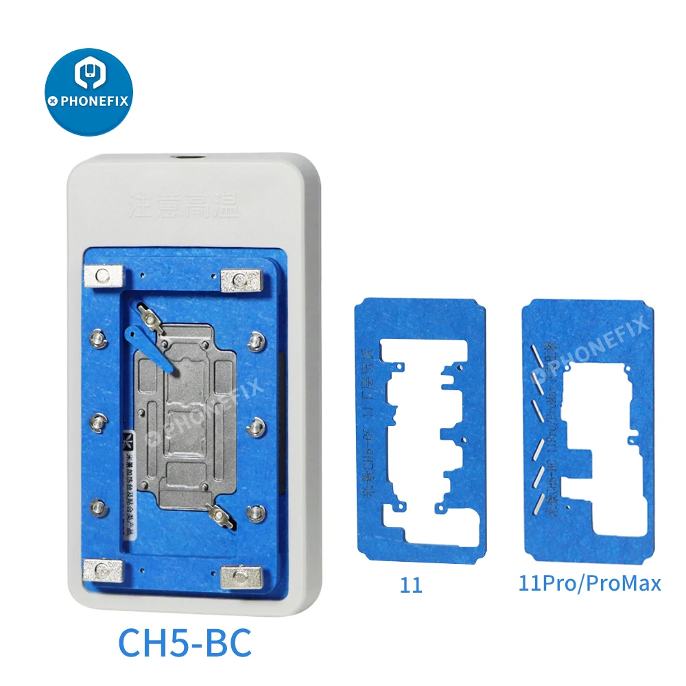 MiJing CH5 Desoldering Station for iPhone X/ XS MAX/11/11Pro/12 Pro Max Motherboard Layered Chip Glue Removal Welding Platform