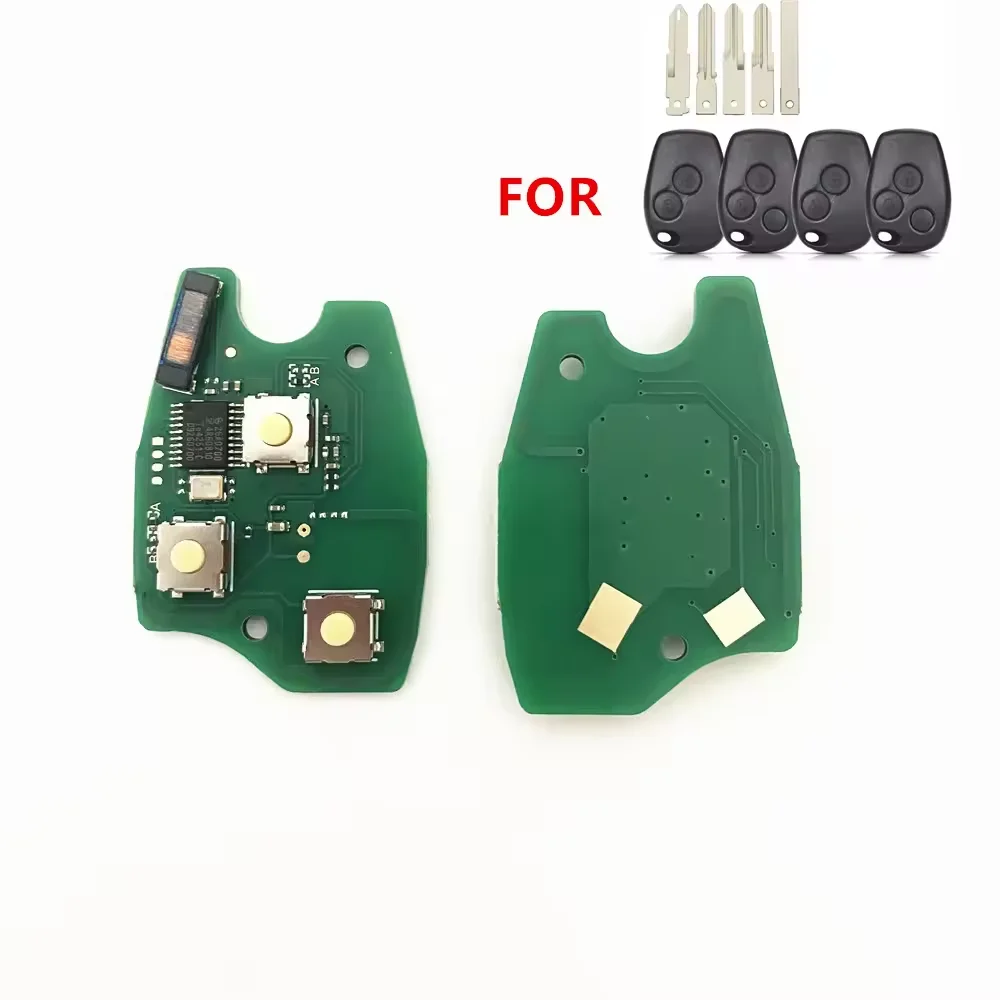 

1/5 шт. PCB 2/3 кнопка дистанционного ключа PCB для Renault Clio Kangoo Master Modus Logan корпус конструкции автомобиля Id46 Pcf7946/pcf7947 чип 434 МГц