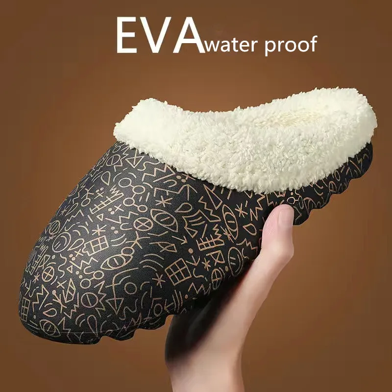

2021 New Cheap Comfortable Soft Warm Slippers Women Thick Bottom High-quality Indoor Non-slip Couples Men's Home Plush Slippers