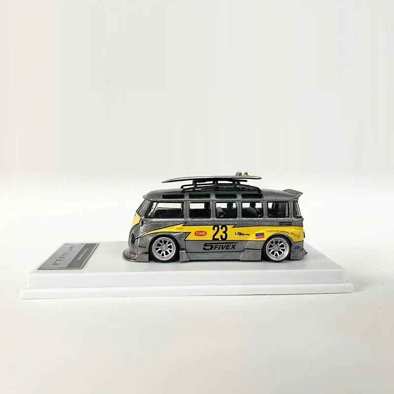Игрушечная модель автомобиля LMLF 1:64 автобус T1 Kombi широкий корпус литый под