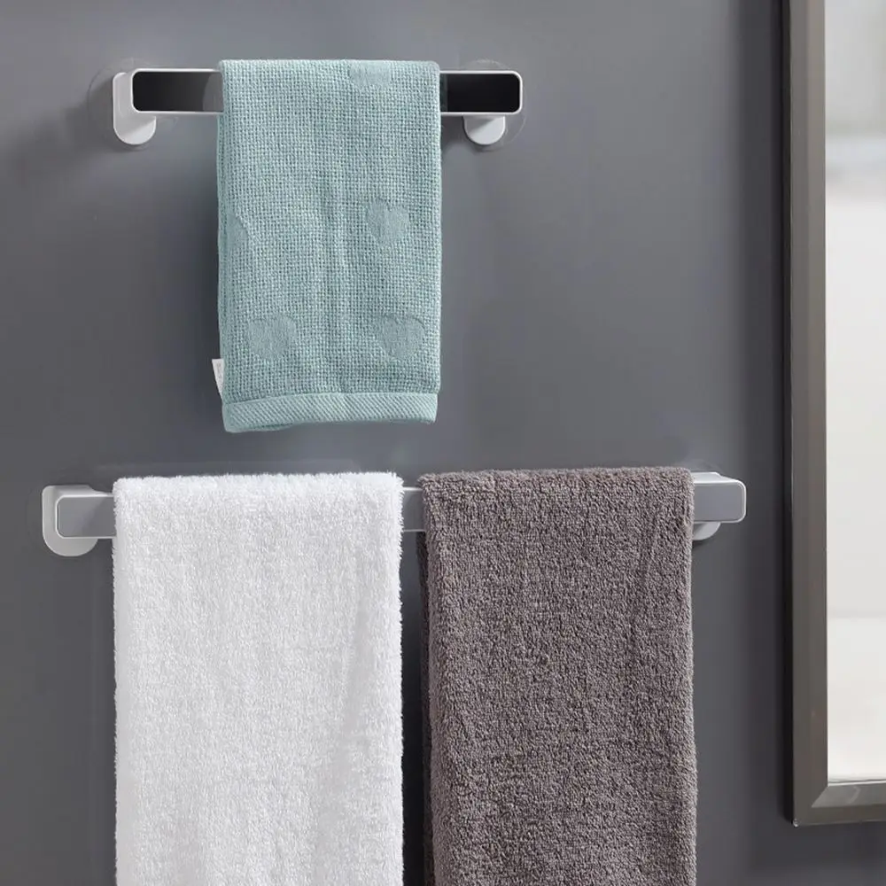 

Simple Bathroom Shelf Hanging Self-adhesive Towel Bar Towel Holder Towel Rack Wall Mounted