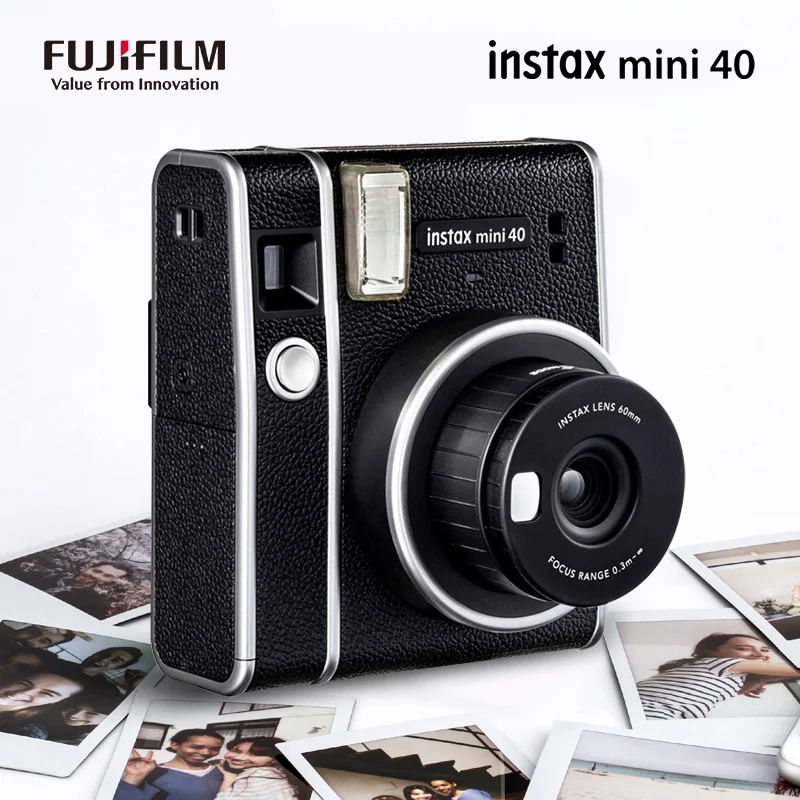 

Оригинальная пленка Fujifilm Instax Mini 40, горячая Распродажа, новинка, мгновенное фото, черный цвет