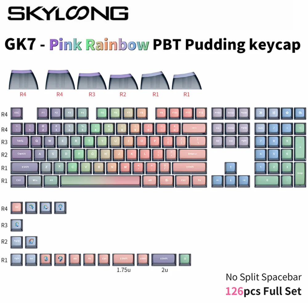 Keycaps Set Desktop Laptop Computer Ergonomic Key Caps