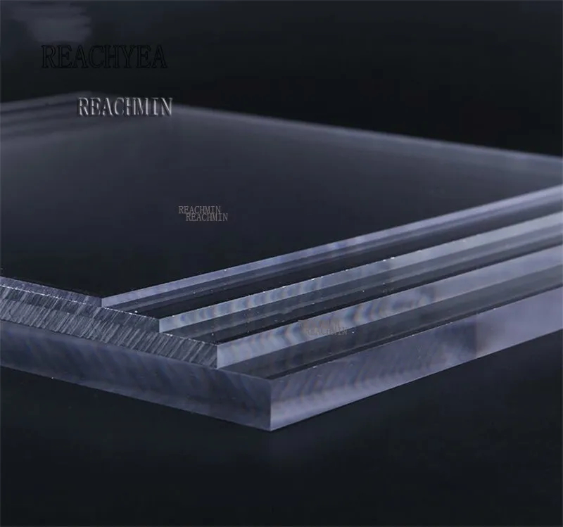 

1pcs 50*80cm Plexiglass Transparent Clear plastic Sheet acrylic board organic glass polymethyl methacrylate 7mm thickness