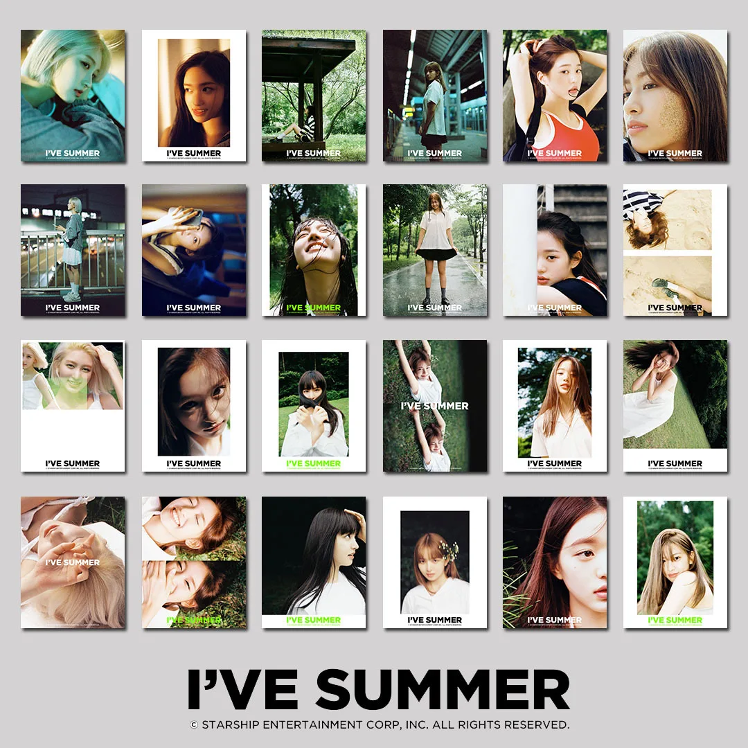 

KPOP IVE After Like SUMMER Album Photocards 6pcs Double-Sided LOMO Cards WonYoung LIZ YuJin LEESEO Gaeul Fans Collections