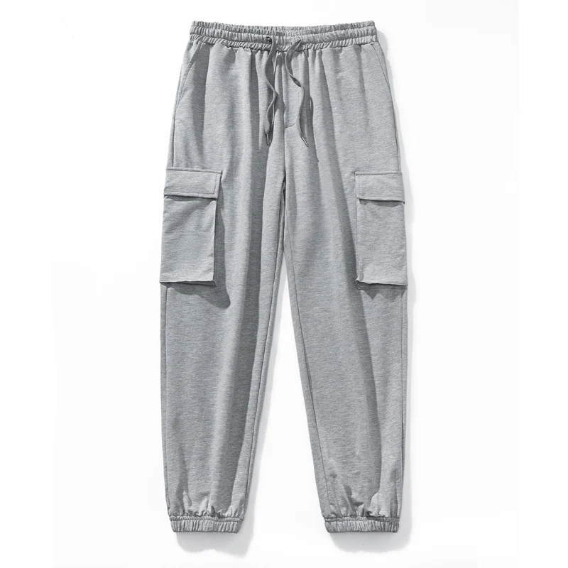 Мужская спортивная одежда модные брюки-карго для мужчин с несколькими карманами