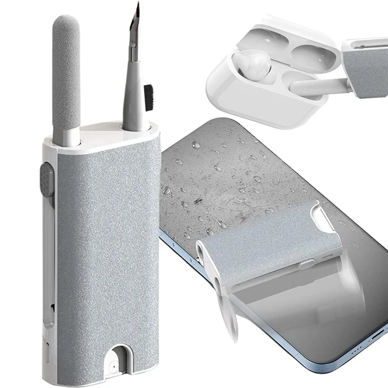 

5 in 1 Earphone Cleaner Brush Kit Camera Phone Tablet Laptop TV Screen Cleaning Tools Headset Cleaning Pen