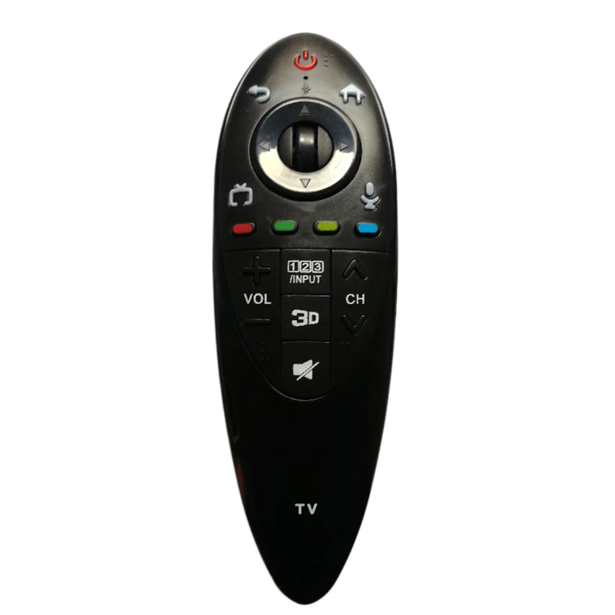 

1 pc TV 3D Black Practical Television Part Replacement TV Remote Compatibale for AN-MR500G