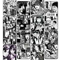 junji ito terror horror anime phone case for xiaomi redmi note 10 10s 9 9s 8 8t 11s 11 pro 7 5 9t 9c 9a 8a 7a 6a 6 fundas cover