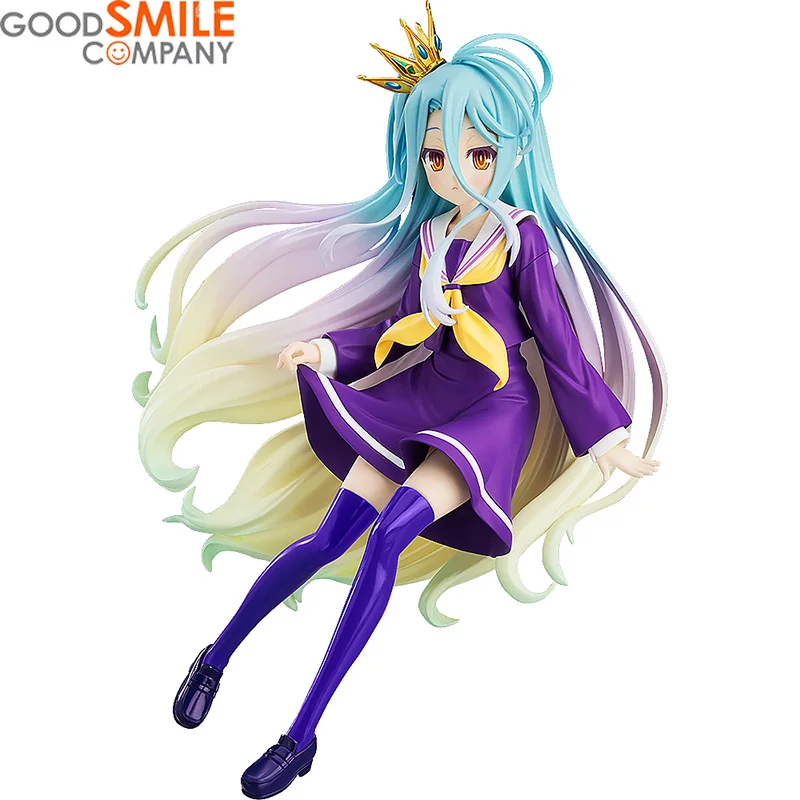 

In Stock Original GOOD SMILE COMPANY GSC POP UP PARADE NO GAME NO LIFE From White Crown Ver Anime Figure Model Action Toys Gifts