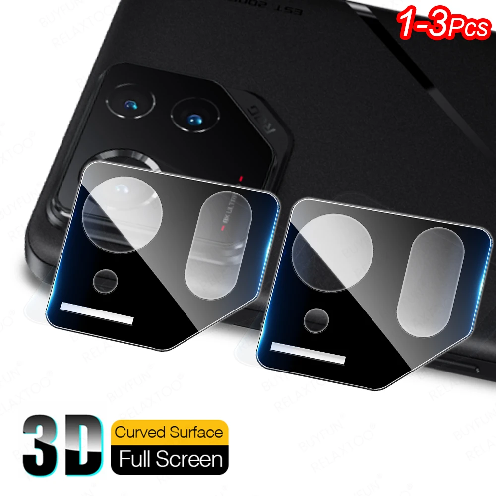 1-3 шт 3D закаленное стекло для защиты камеры Asus ROG Phone 8 Pro Чехол RogPhone8Pro Phone8 8Pro Phone8Pro