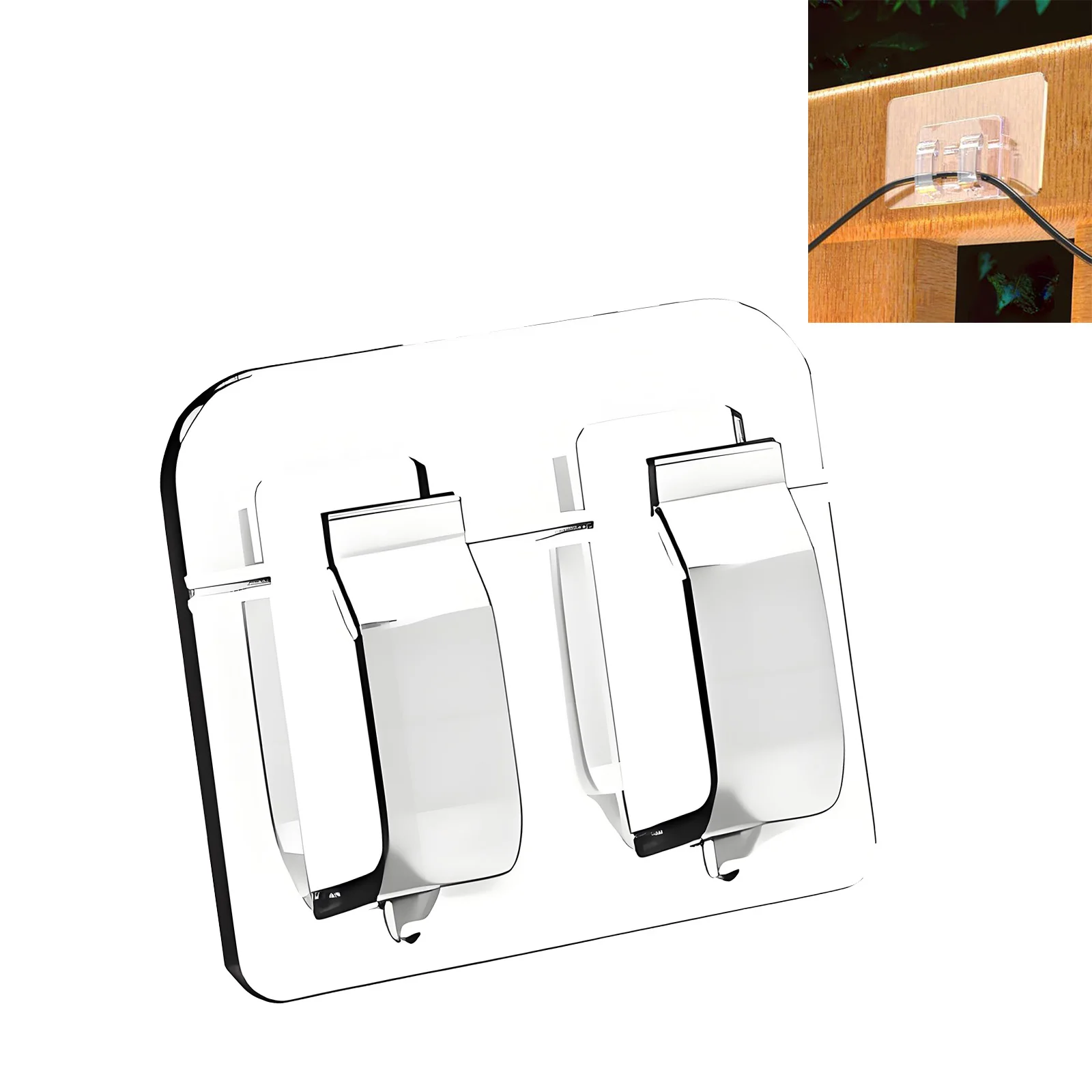 Сверхпрочные кабельные зажимы крючки устойчивые к УФ-излучению инструмент для