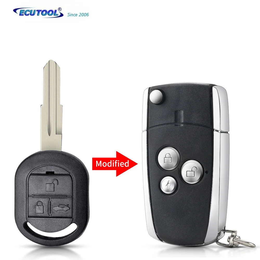 

Модифицированный 3-кнопочный складной чехол для ключа с дистанционным управлением чехол для Chevrolet lachetti для Buick 2003-2005 Excelle HRV